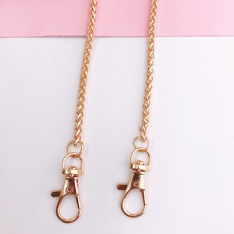 Metal Bags Chain Girls Slung Over One Shoulder Phone Cover Lanyard Lanyard Lobster Buckle 110cm Gold Iron Chain Shoulder Strap display picture 4