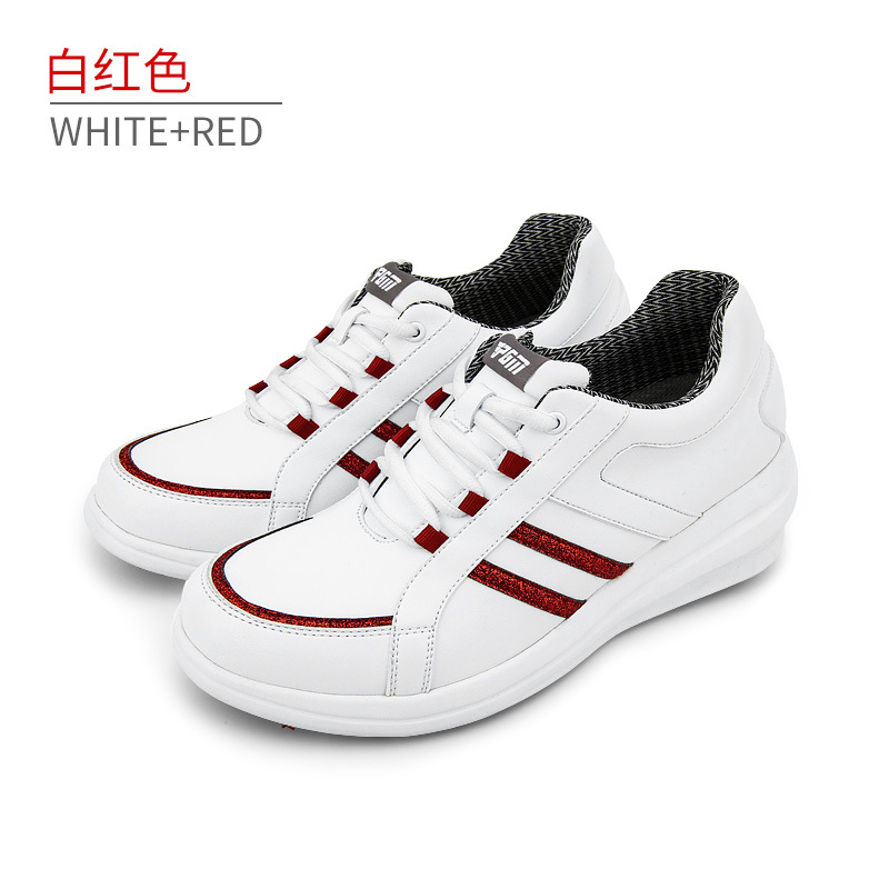 XZ147 숙녀 증가 방수 신발 화이트 레드