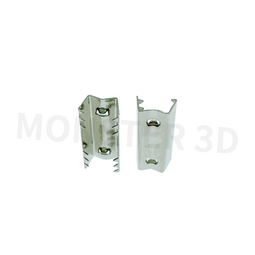 3D Printer Synchronization Belt Fixing Clip Stainless Steel Sawtooth Clip 2GT MXL 6mm Ring Closed Belt Clip