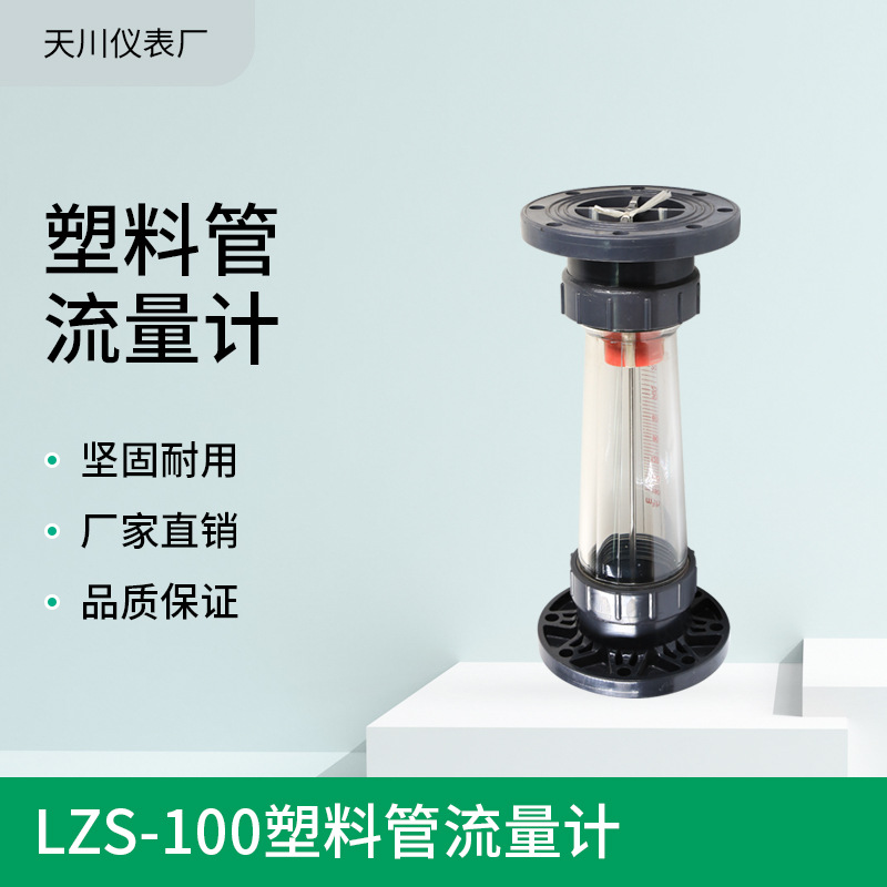 LZS-100塑料流量计 PVC管道流量计ABS 海水流量计 污水流量计