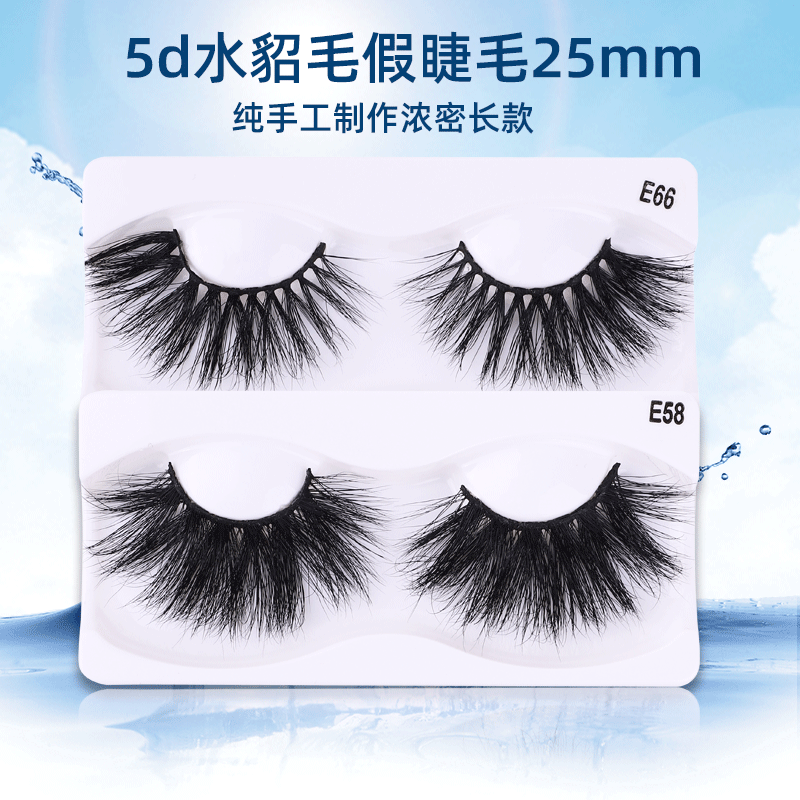 Spot 25mm false eyelashes 5d European an...