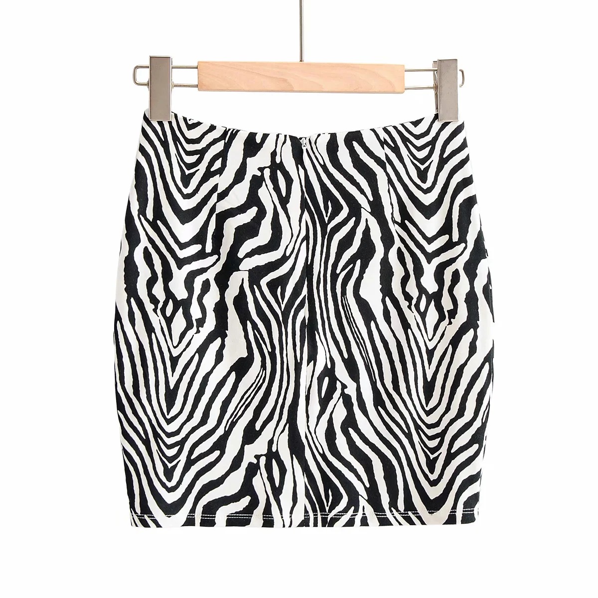 high waist leopard print mini skirt NSAC14995