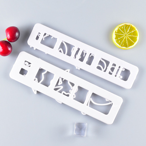 2pcs dinosaur embossed strips cup cake mold baking tool set low price wholesale factory direct supply