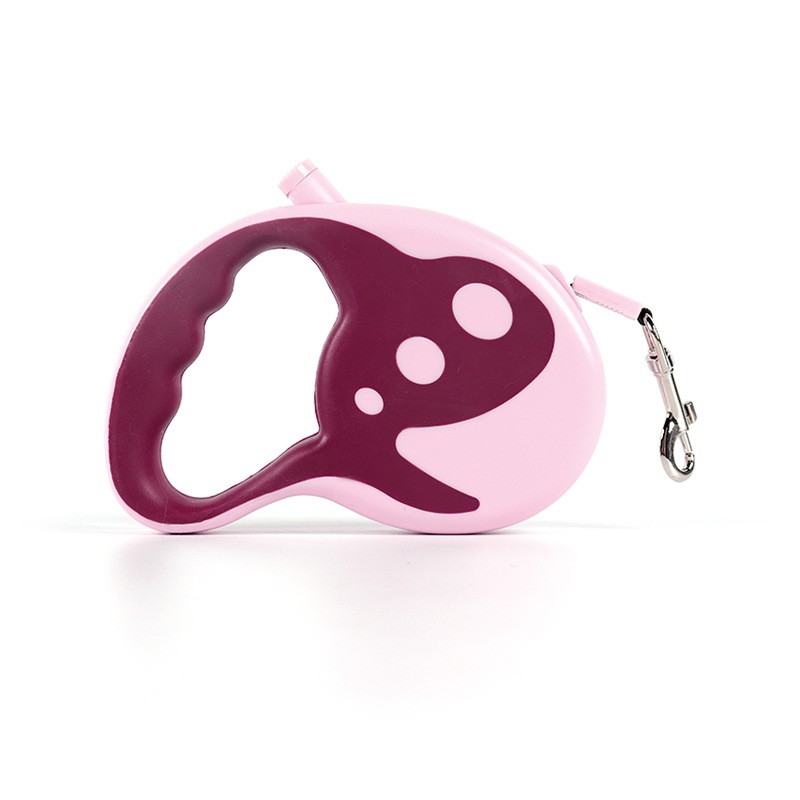 Tedora nueva cuerda de tracción perros medianos y pequeños Freno de un clic retráctil 3 M cuerda de tracción automática suministros para mascotas