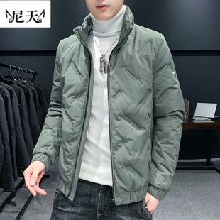 Зимний короткий пуховик, легкая и тонкая куртка, в корейском стиле