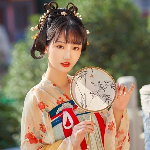 National Hanfu Xianqi Palace Museum joint name Hanfu, breast to breast, Ru skirt shows white, Chaoxian student Hanfu set girl