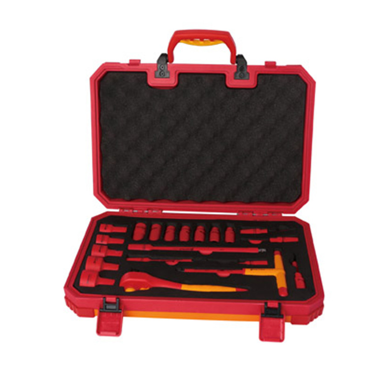 钢盾工具 20件套12.5mm系列绝缘套筒组套S158021