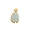 Stone inlay jade, pendant, silver 925 sample, wholesale