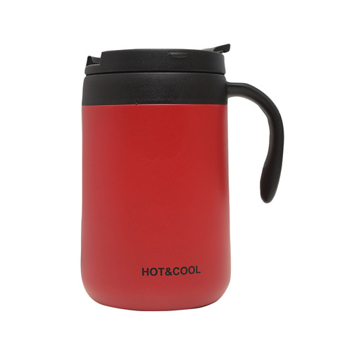 Large-Capacity 304 Stainless Steel Insulated Mug – Unisex Coffee Cup with Lid, Household & Office Drinking Mug