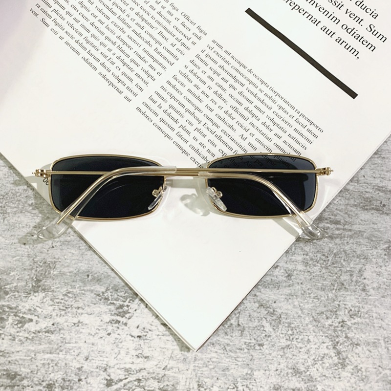 Travel, Stage Occasion Square Pattern Hip-Hop Retro Punk Square PC UV400 Protection Square Full Frame Women's Sunglasses
