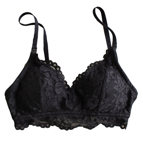  Push-up Nursing Bra Breast Milk White Lace Modal Breathable Sexy Wireless Nursing Bra Summer