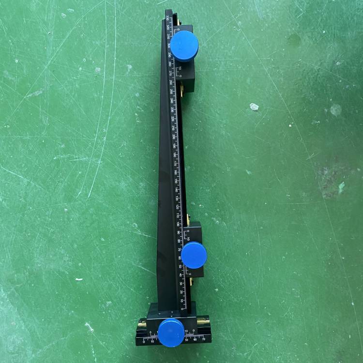 L640滑座手动位移平台齿轮长行程精密微调螺杆燕尾槽L350滑台支架