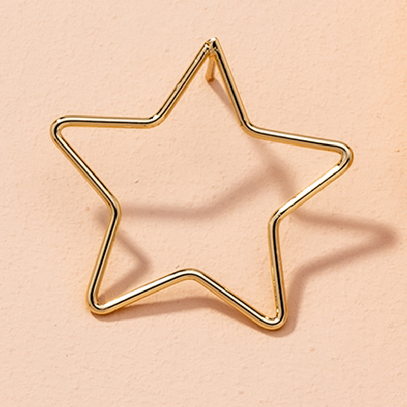 Star-shaped Simple Geometric Earrings display picture 5