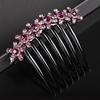 Korean rhinestone hair combed headgear temperament, seven -toothed, combed hair, hairpin hair card Korean card