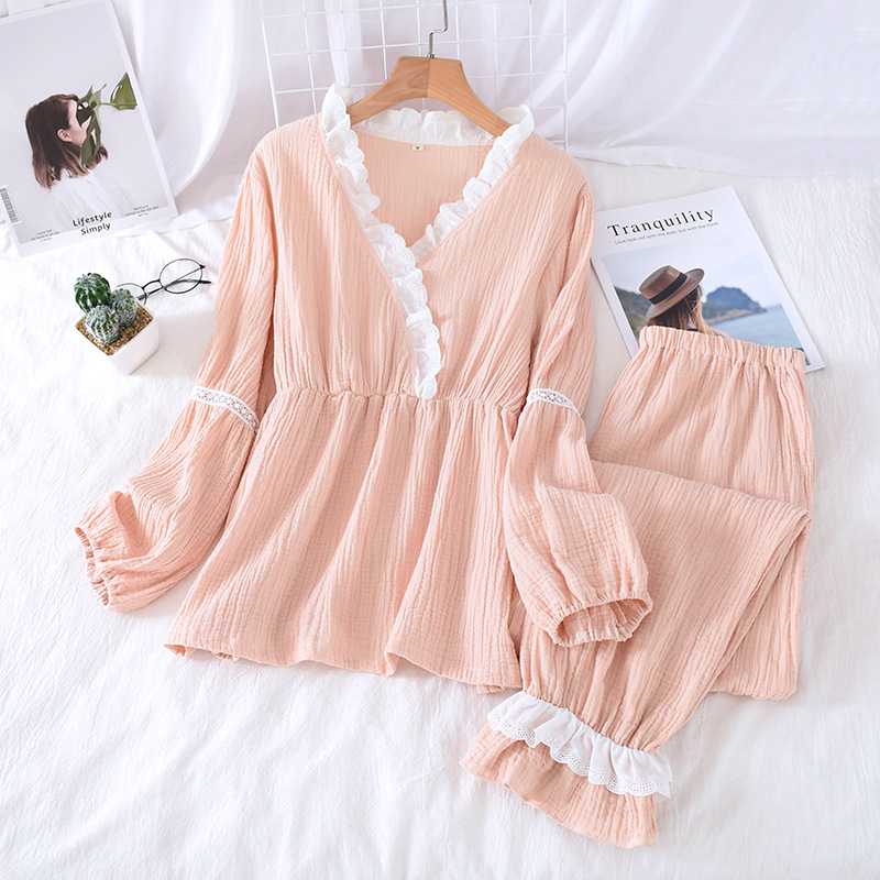 LXLピュアオレンジピンククレープ月着