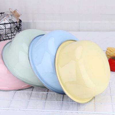 彩色不锈钢盆三件/五件套加厚加深圆形厨房多用洗菜盆17-29CM|ms