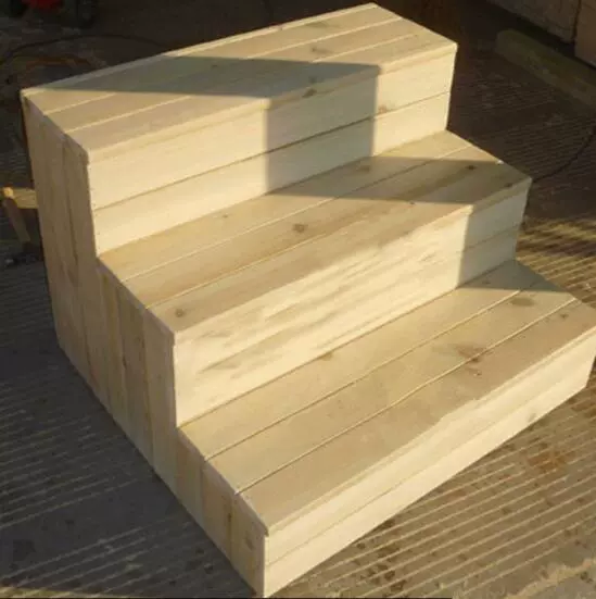 Наружные антикоррозионные деревянные лестницы пользовательские антикоррозионные деревянные лестницы из цельного дерева наружные ступени антикоррозионные деревянные ступени