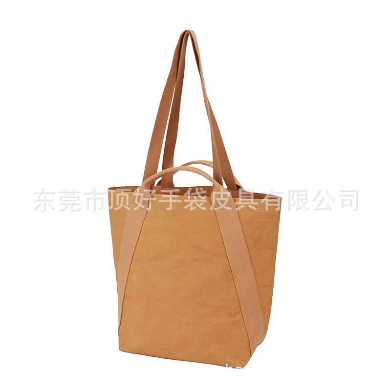 Leather retro brown one-shoulder bag