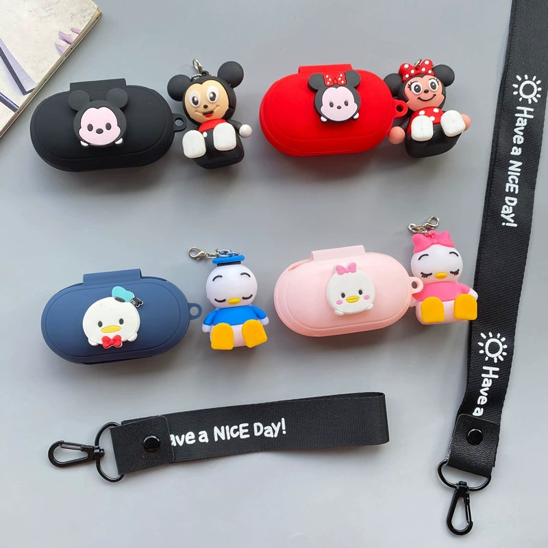 Samsung, compatible wireless protective case, cartoon silicone headphones, 2019, bluetooth, fall protection