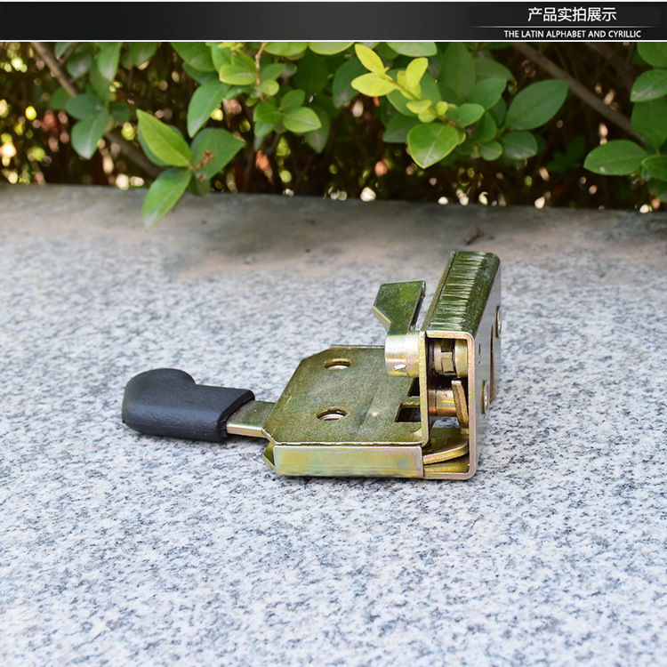 Electric tricycle four-wheel vehicle handle closed shed canopy door lock assembly door handle lock plate car lock lock block