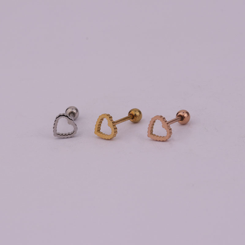 Lady Geometric Plating Stainless Steel Ear Studs display picture 1