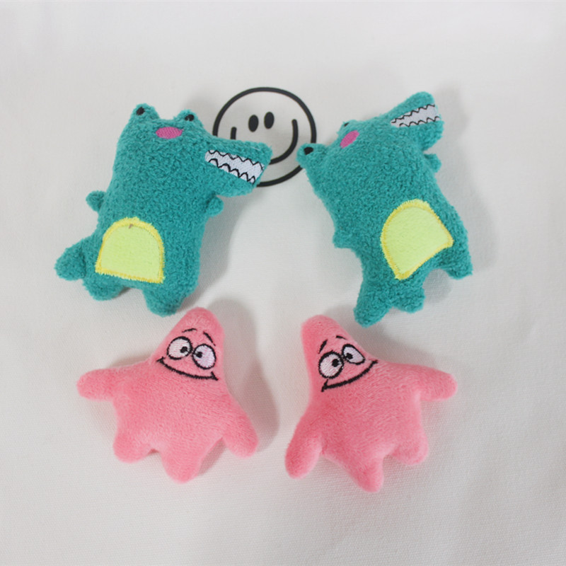 Cartoon Plush Doll Pin Green Crocodile Patrick Brooch Bag Badge Hat Socks Accessories Accessories