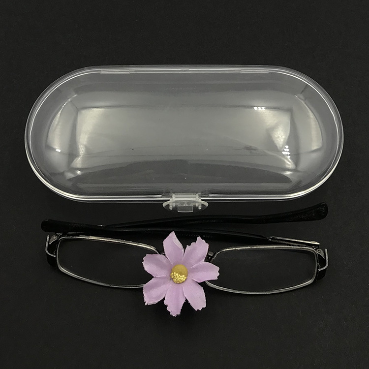 专供义乌小商品市场 心扣眼镜塑胶盒