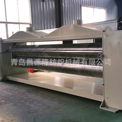 青岛昌源隆生产无纺布机械双辊烫光机 仿丝棉表面处理设备