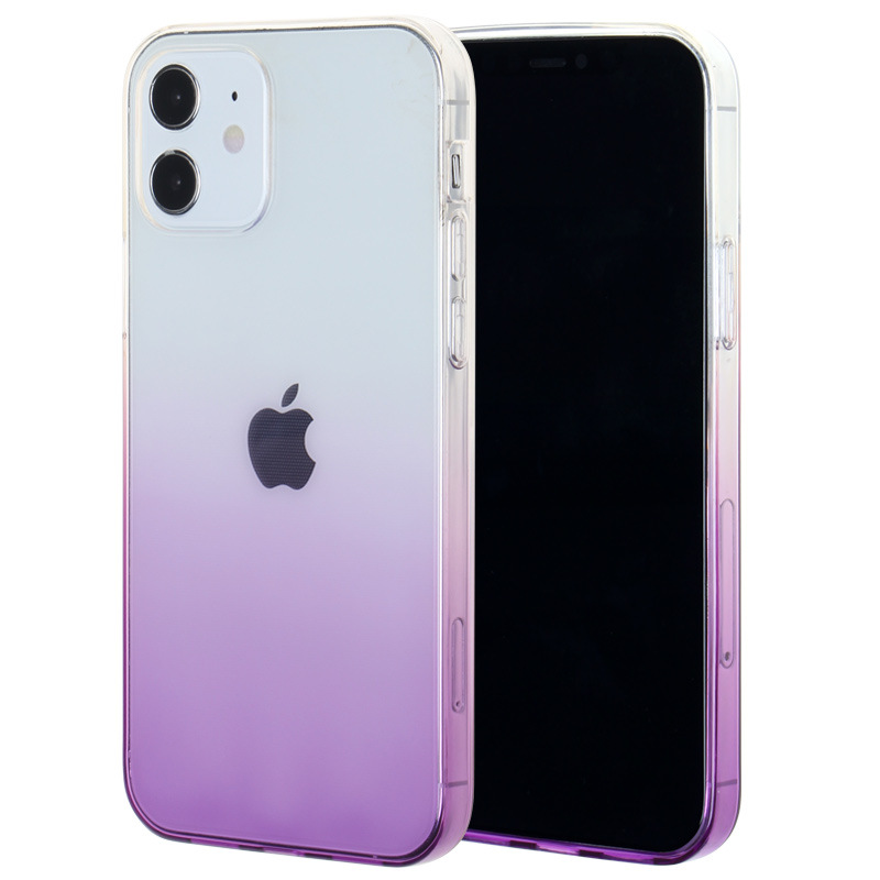 适用iPhone11 Promax手机壳渐变色爆款 苹果12手机套源头厂家定制