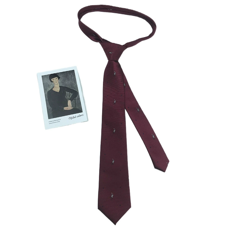 Retro tie, universal shirt, flowered, custom-made