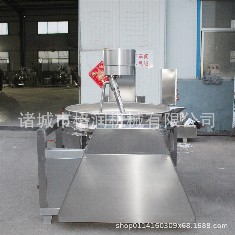 中润厂供 麻辣小龙虾炒制设备 大盘鸡行星搅拌炒锅 大型全自动炒