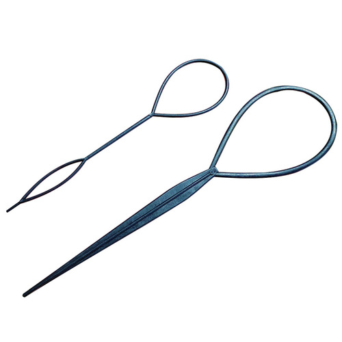 Korean version of the new black pattern hair puller hair puller hair puller hair tool hair remover styling tool