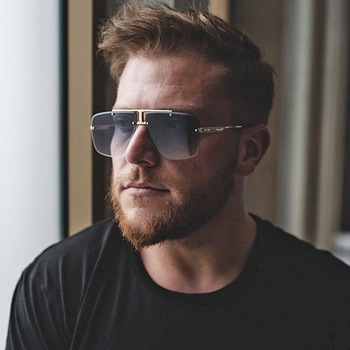 Men's Fashion Solid Color Pc Square Sunglasses display picture 2