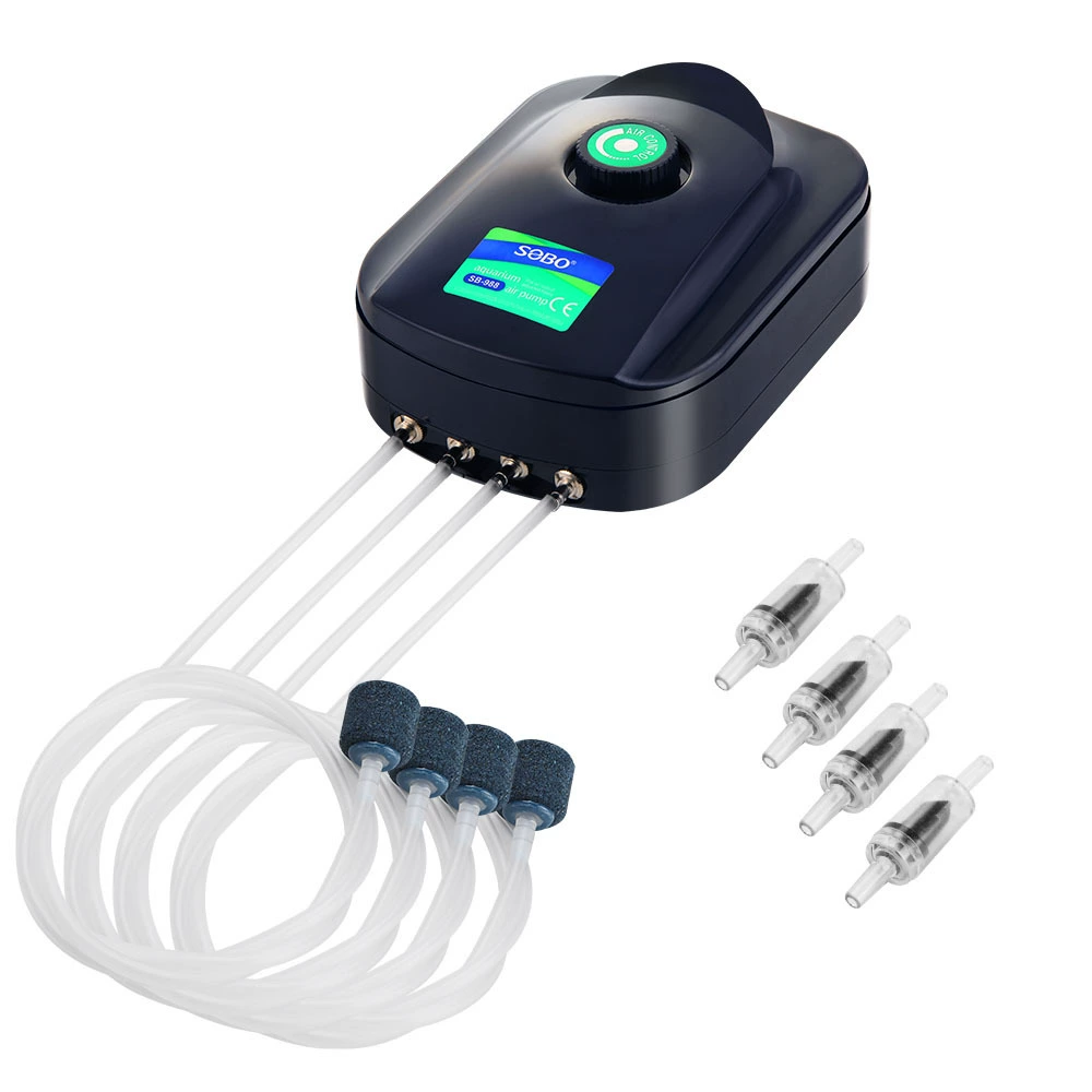 Трансграничный SOBO Songbao SB-988/948/748/848 четырехпористый кислородный насос регулируемый кислородный насос для аквариума