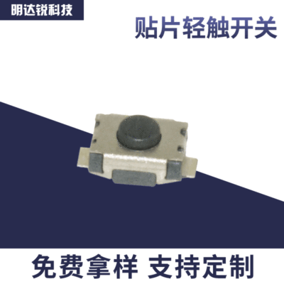 批发供应2脚立式小龟3*4*2智能花瓶按钮开关贴片关轻触开关小按键|ms