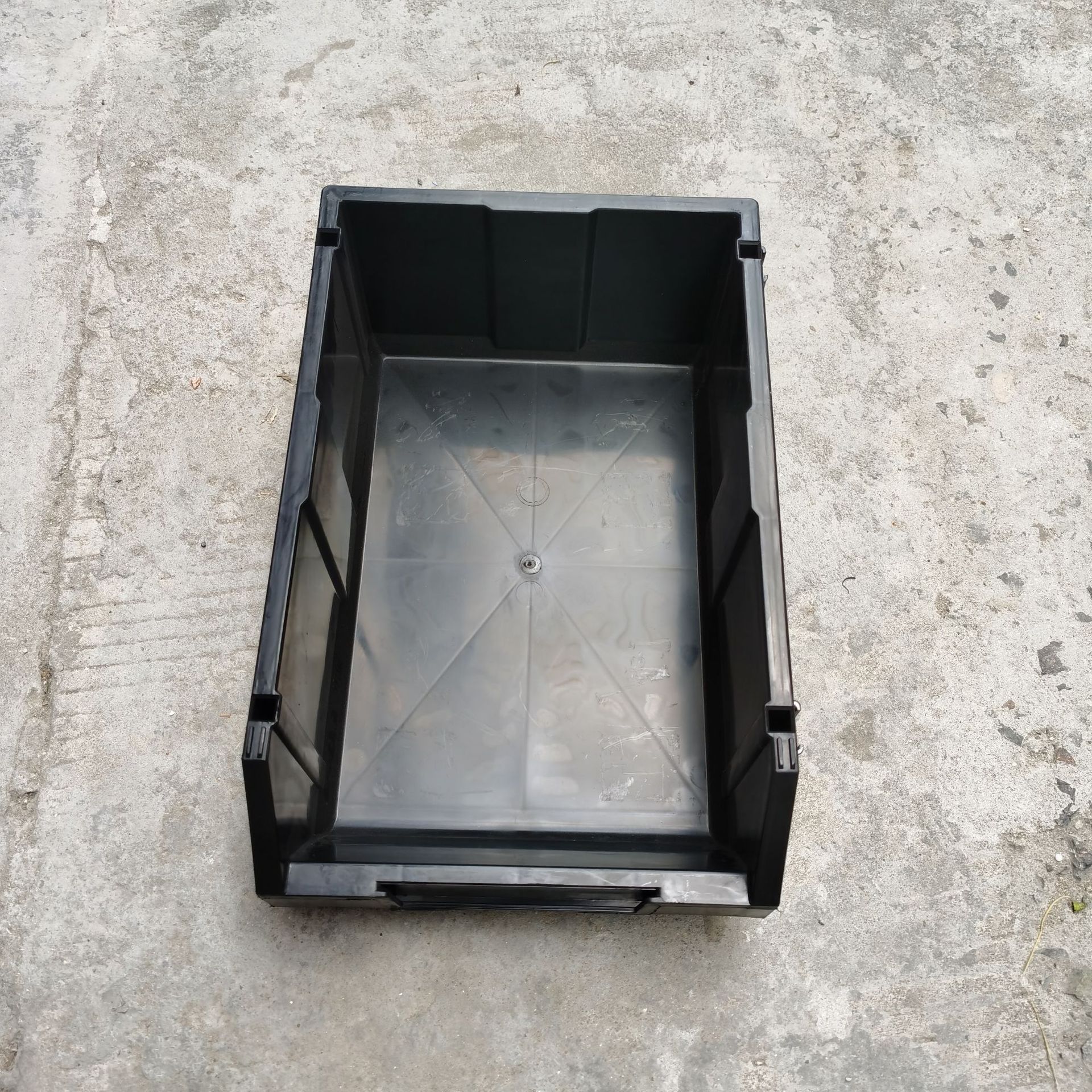 塑料防静电周转箱PE 物流运输塑胶物料盒450*300*170组合式零件盒