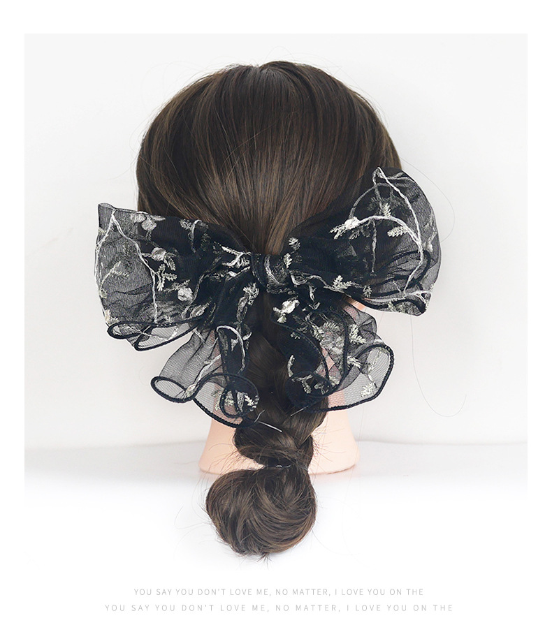Women's Sweet Bow Knot Cloth Hair Clip Hair Tie display picture 1