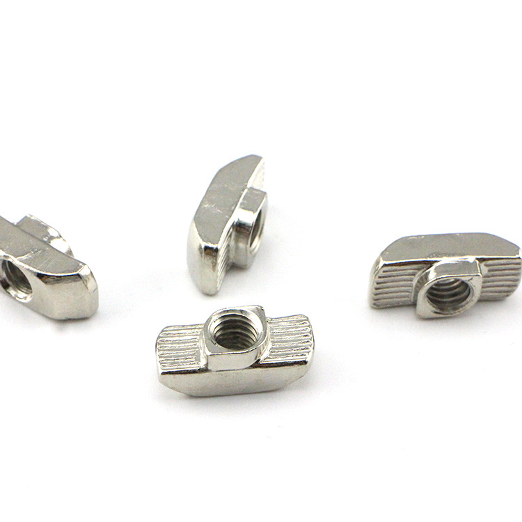 厂家直供304不锈钢高强度带台阶T型螺母T型螺帽铝型材专用螺母