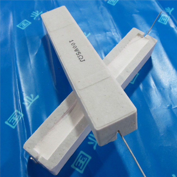 国业厂家直销100W水泥电阻 引线型陶瓷电阻 老化负载电阻