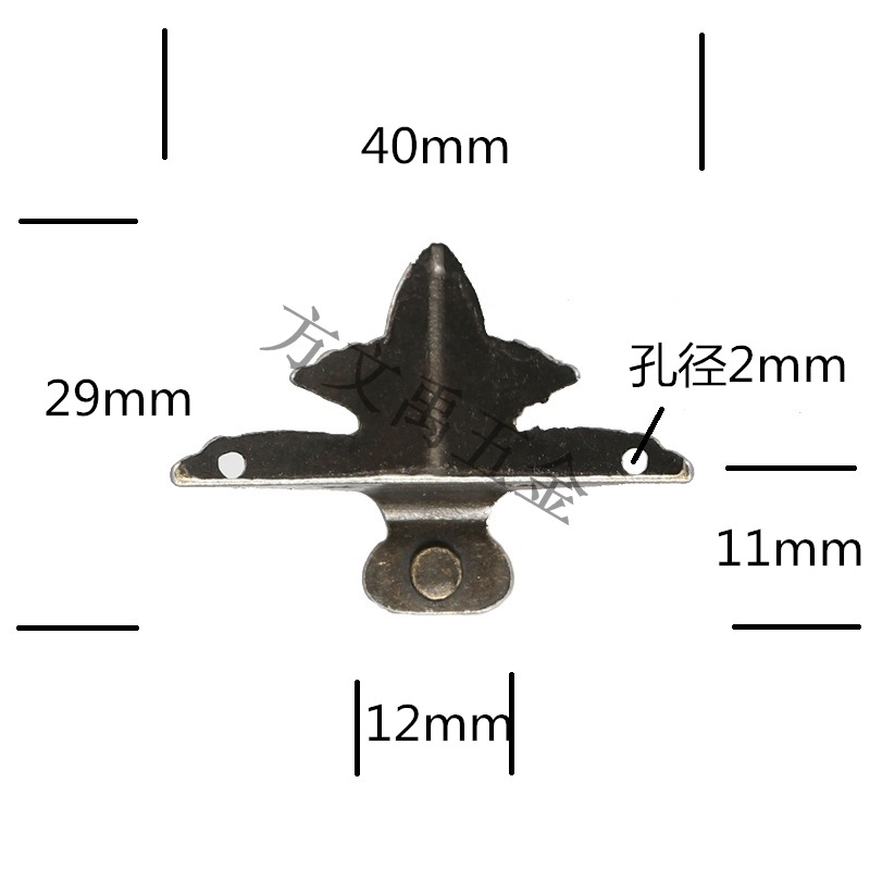Ankle bracelet, bronze double-layer airplane, accessory, seat 3