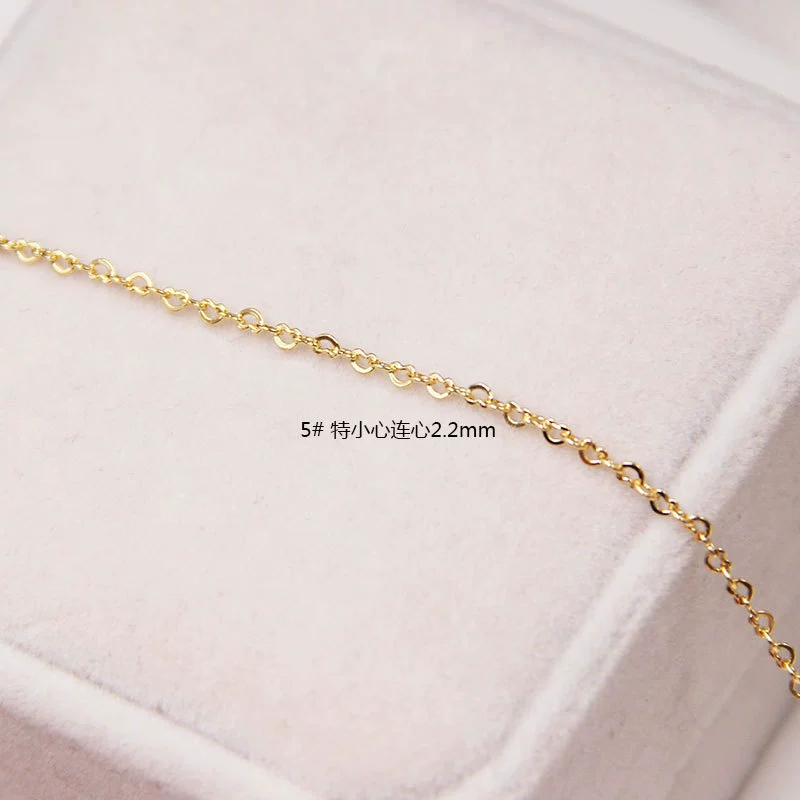 Copper bracelet, chain, accessories handmade, handle, accessory, 18 carat, DIY