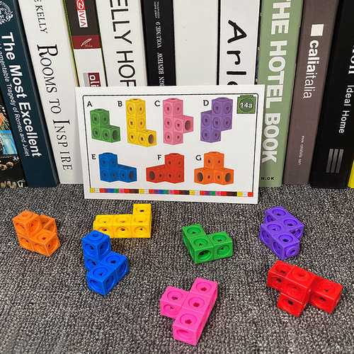 Foreign trade toys creative math puzzle 2cm cube building blocks mathink magic cube 3 kindergarten 6 early education