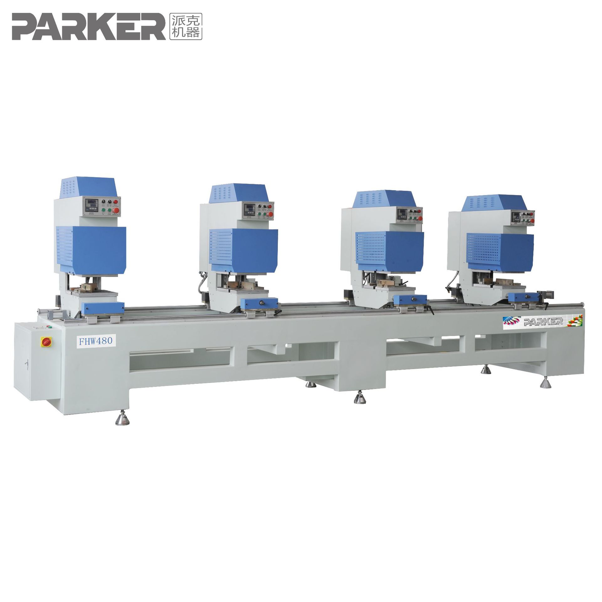 塑料门窗设备 四位无缝焊机 山东门窗生产厂家 派克机器