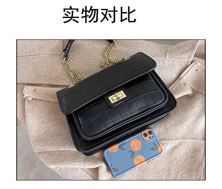 Fashion Crocodile Pattern One-shoulder Messenger Bag display picture 26