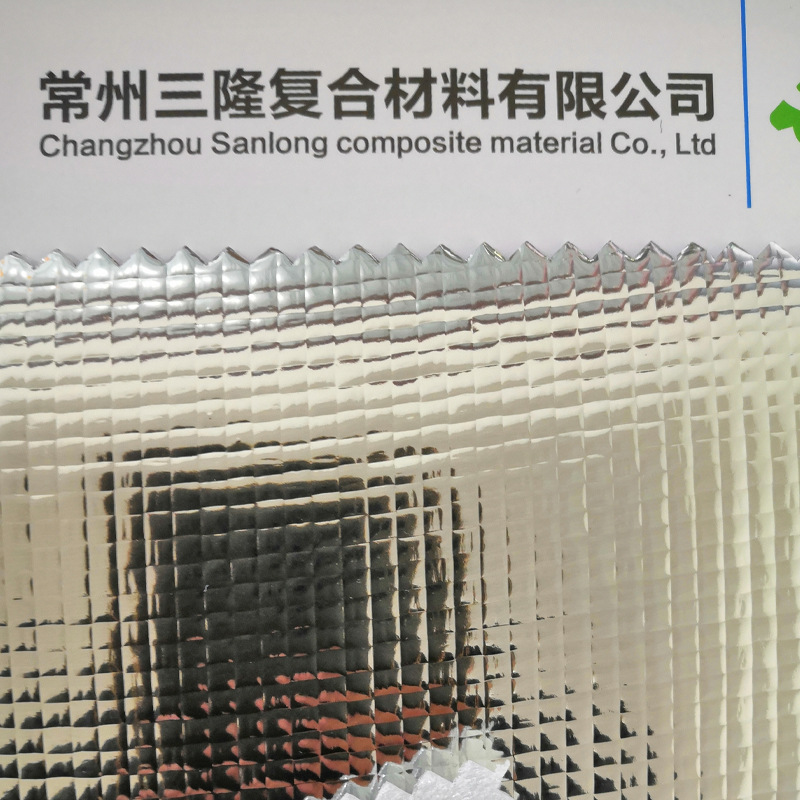 厂家供应 无纺布复合镀铝膜 无纺布铝膜 编织布铝膜复合材料