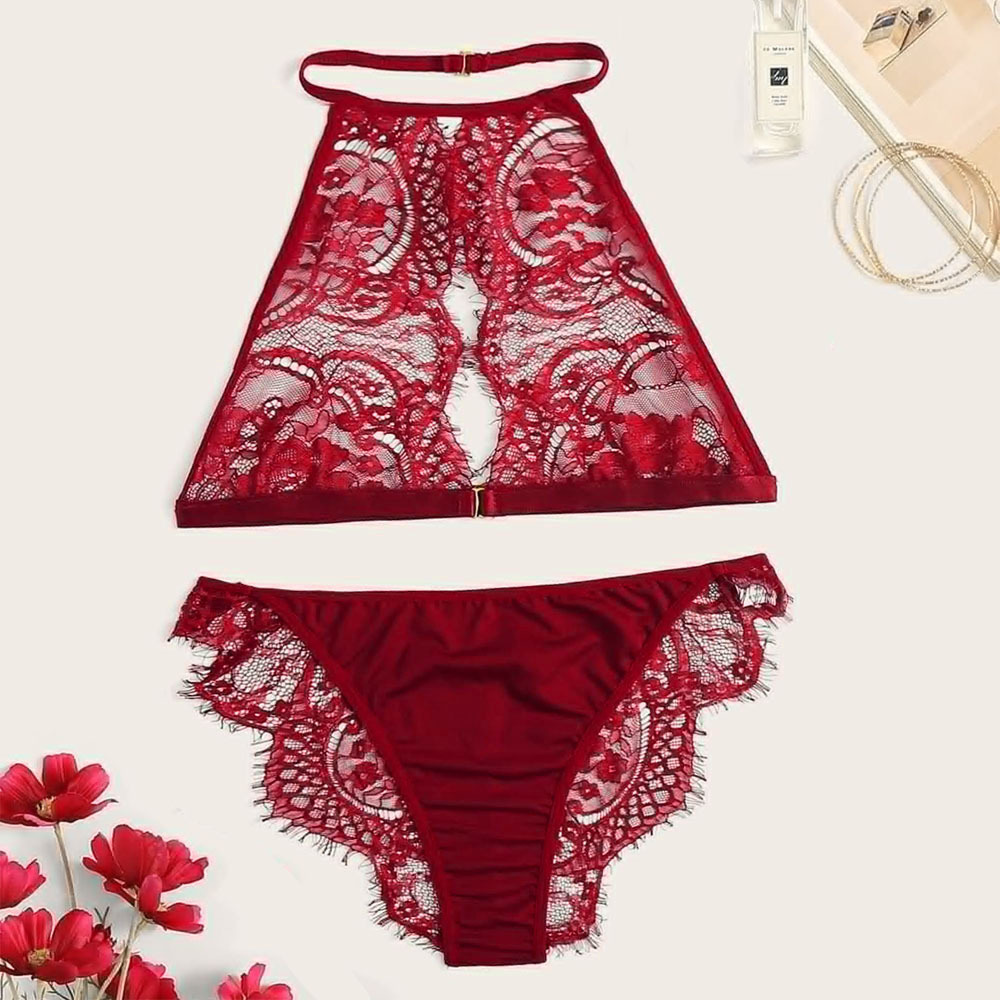  new lace perspective temptation Sexy lingerie set  NSYO9757