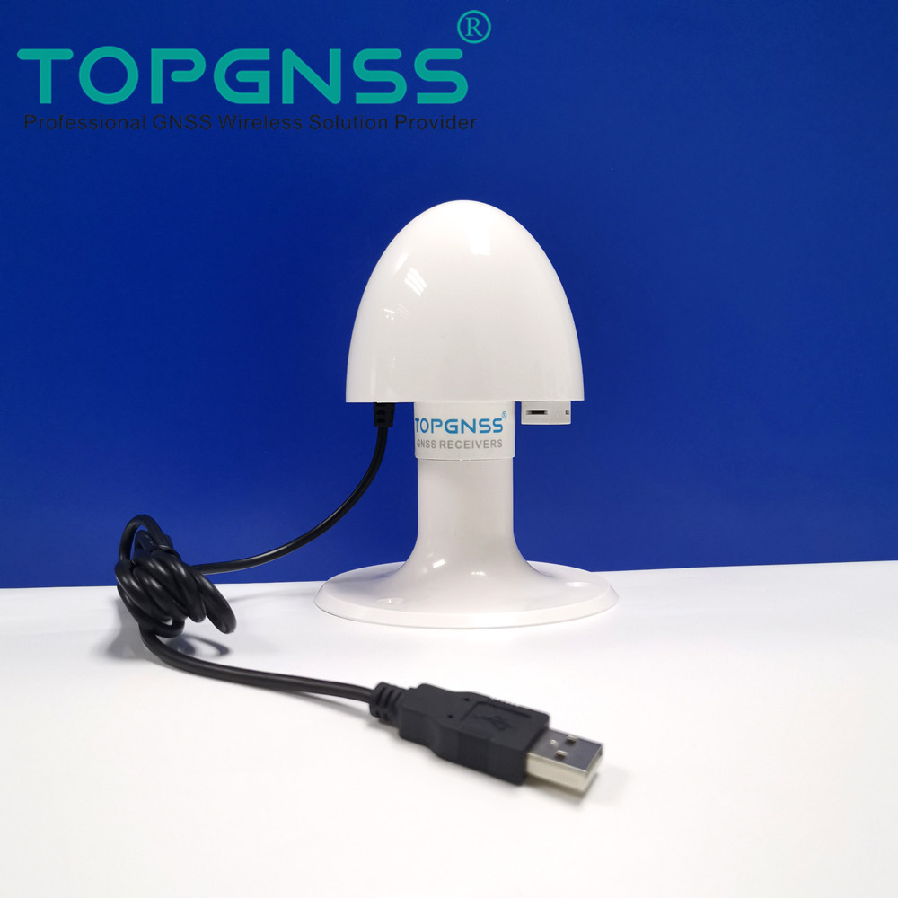 蘑菇头USB GNSS北斗GPS模块接收器亚米级工控网优路测TOPGNSS