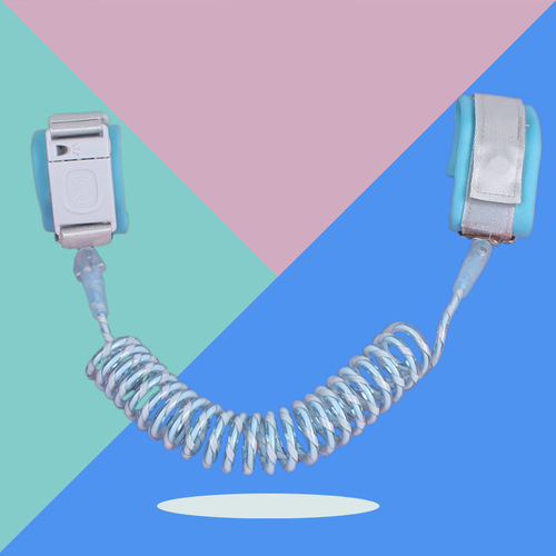 Children's rotating anti-lost belt traction rope baby sensor whistle anti-shear reflective anti-lost baby artifact anti-lost bracelet