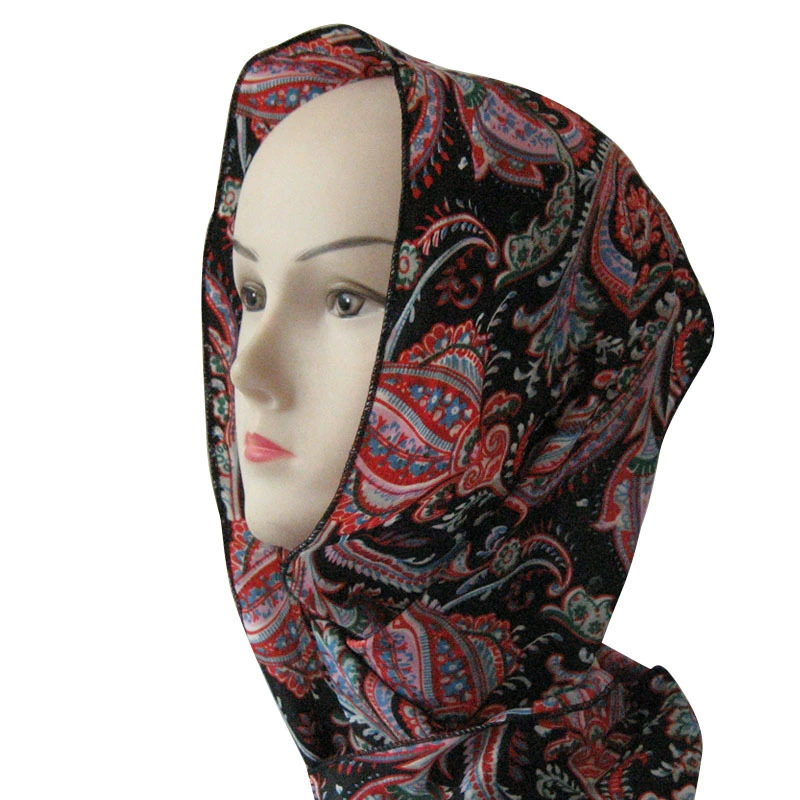 Amazon Горячая Распродажа Монохромный хлопковый и льняной шарф Новый стиль Вискер для волос Шарф от морщин Горячая распродажа во внешней торговле