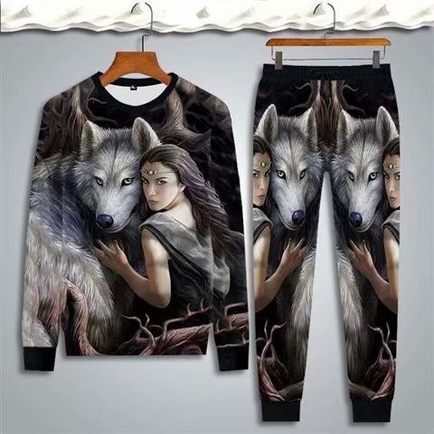 Men's Clothing fashionable sweater, handsome and casual two piece suit_voghion.com